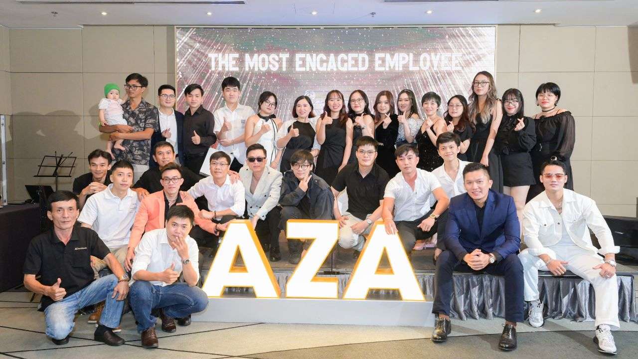 AZA Hosts Year-End Party 2023 with the Theme “Unlock Your Color”